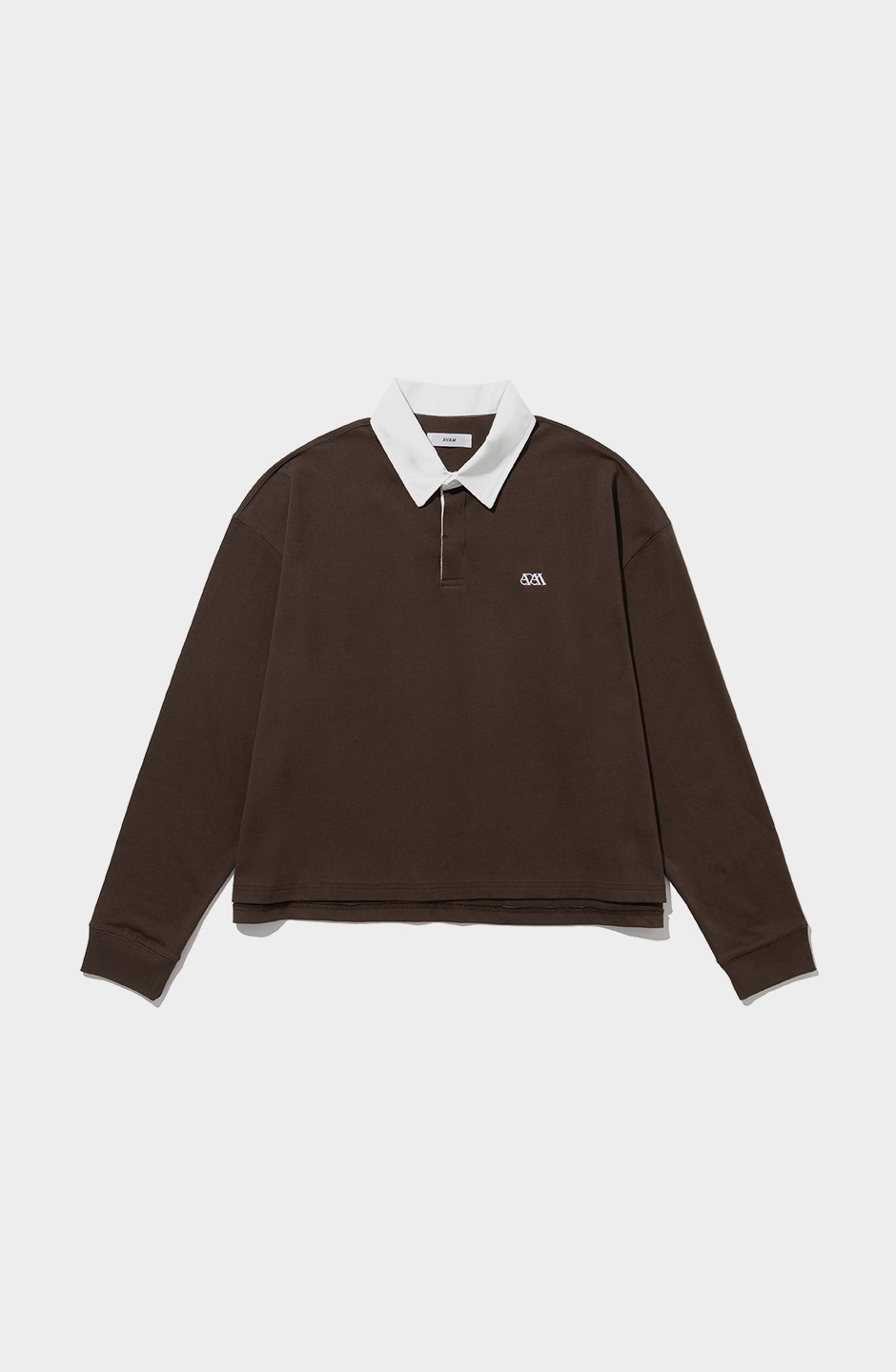 Rugby Collar T-Shirt BROWN