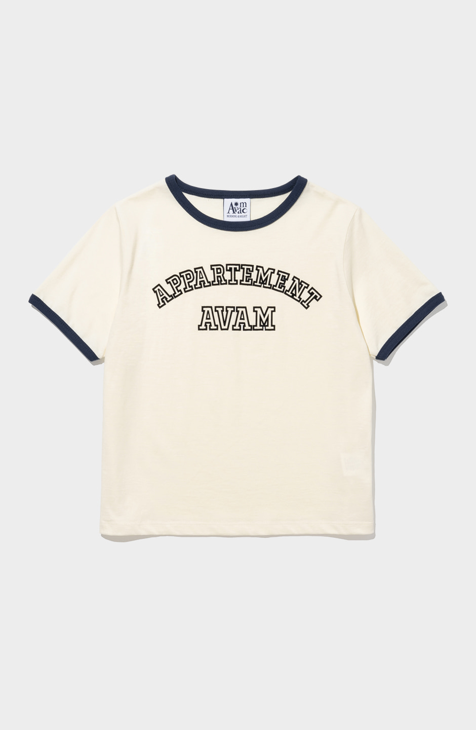 Sugar Velvet Logo T-shirt IVORY